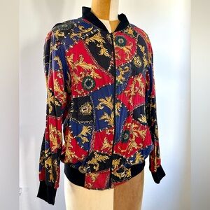 Vintage Village Fair Nautical Baroque Scarf Jacket